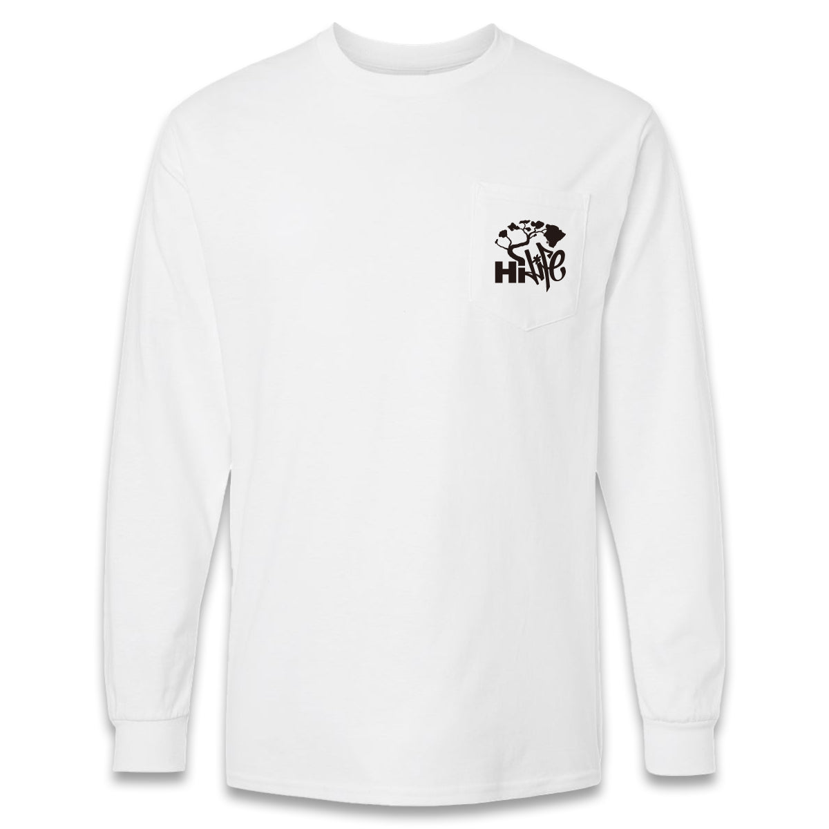 Unisex Long Sleeve Pocket Tee Graffiti