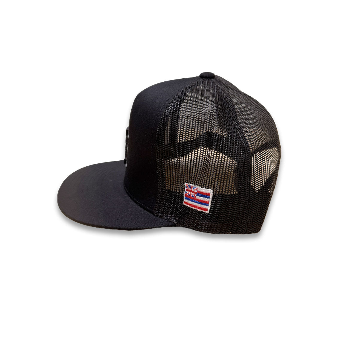 HI logo Snapback Black Mesh