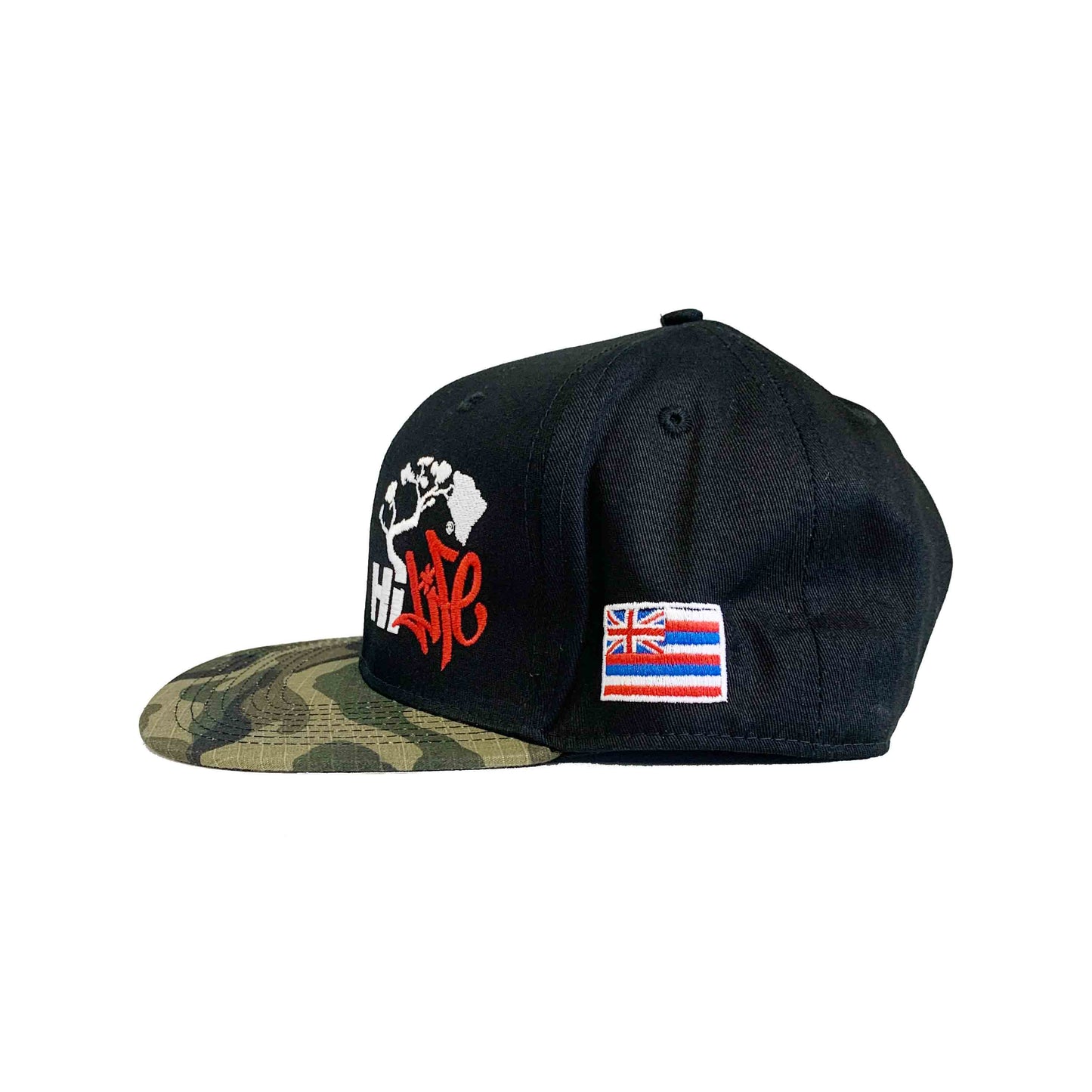 Hapa Snapback hats Black/Camo